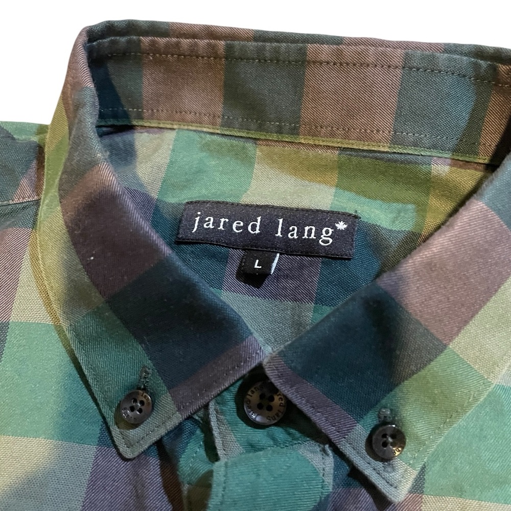 Jared Lang Lot Of 2 Plaid Button Down Long Sleeve… - image 3